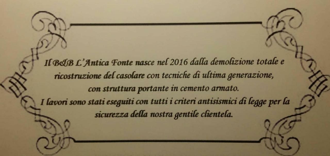 B&B L' Antica Fonte Spinetoli Εξωτερικό φωτογραφία